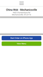 Mobile Screenshot of chinawokmechanicsville.com